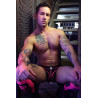 Breedwell Jockstrap Equalizer Noir-Rose neon